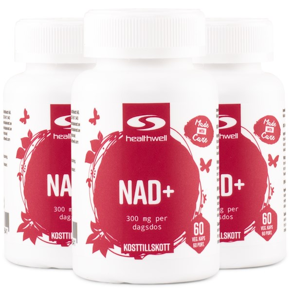 Healthwell NAD+, 180 kapselia