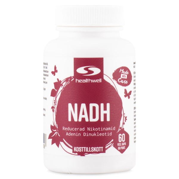 Healthwell NADH, 60 kapselia