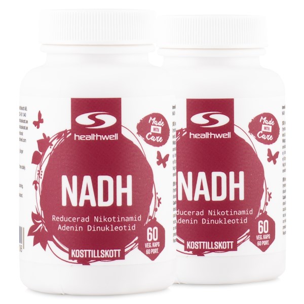 Healthwell NADH, 120 kapselia