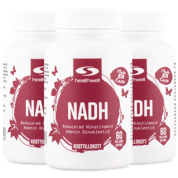 Healthwell NADH, 180 kapselia