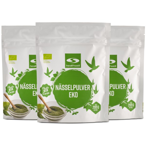 Healthwell Nokkosjauhe EKO, 600 g
