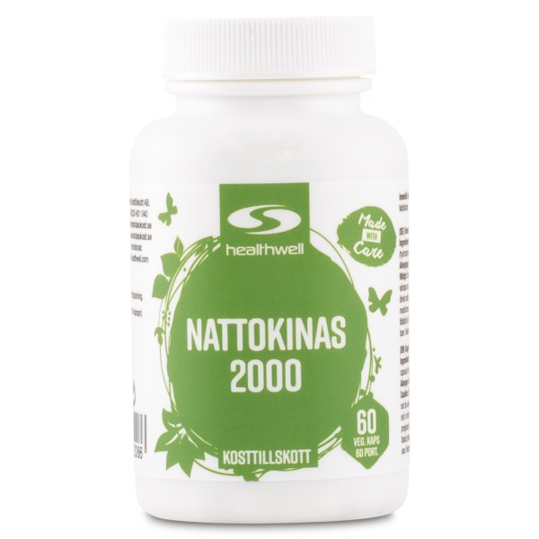 Healthwell Nattokinaasi 2000, 60 kapselia