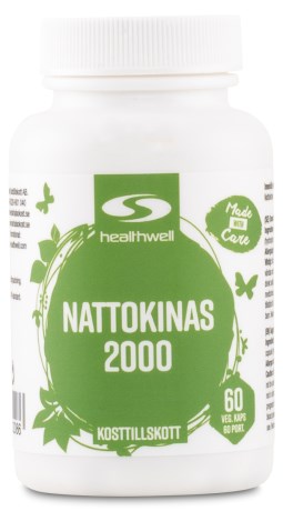 Pienoiskuva Healthwell Nattokinaasi 2000, 60 kapselia
