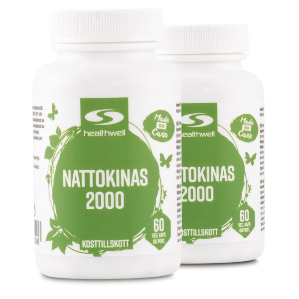 Healthwell Nattokinaasi 2000, 120 kapselia