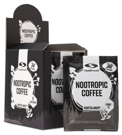 Pienoiskuva Healthwell Nootropic Coffee, 12 kpl
