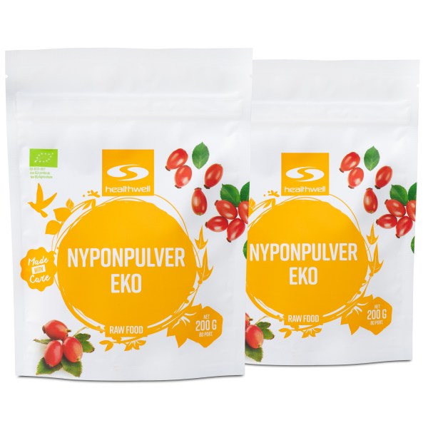 Healthwell Ruusunmarjajauhe EKO, 400 g