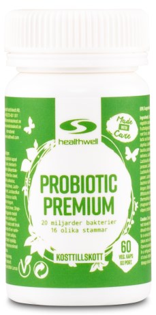 Pienoiskuva Healthwell Probiotic Premium Maitohappobakteeri, 60 kapselia