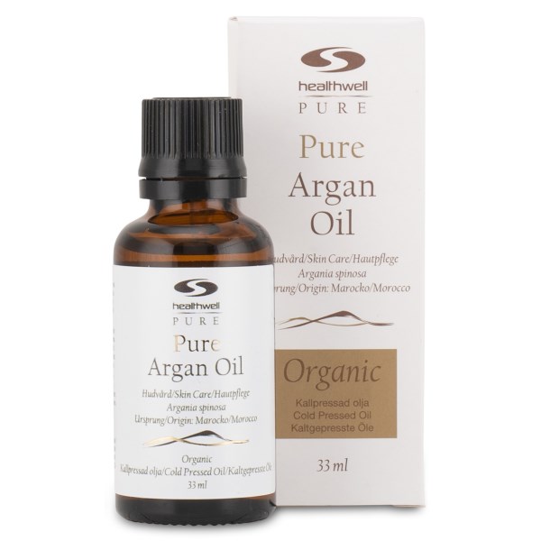 Healthwell PURE Arganöljy Luomu, 33 ml