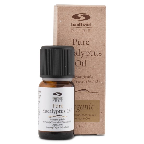 Healthwell PURE Eukalyptusöljy Luomu, 10 ml