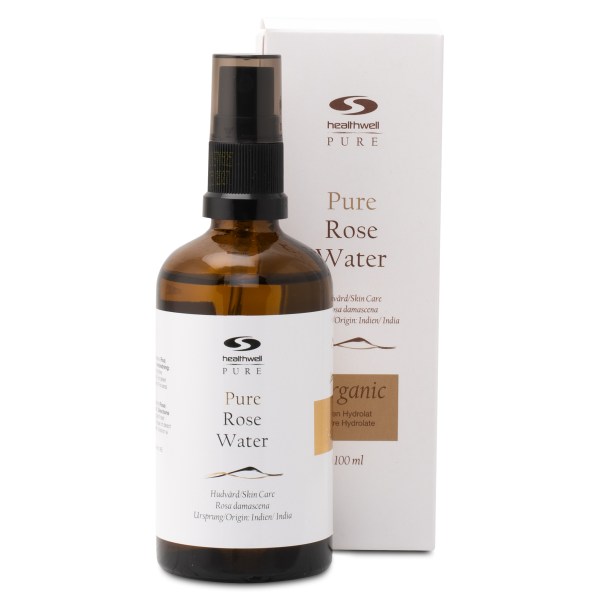 Healthwell PURE Ruusunkukkavesi EKO, 100 ml