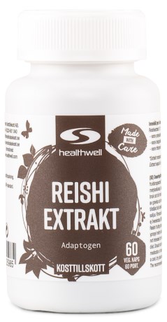 Pienoiskuva Healthwell Reishi Uute, 60 kapselia