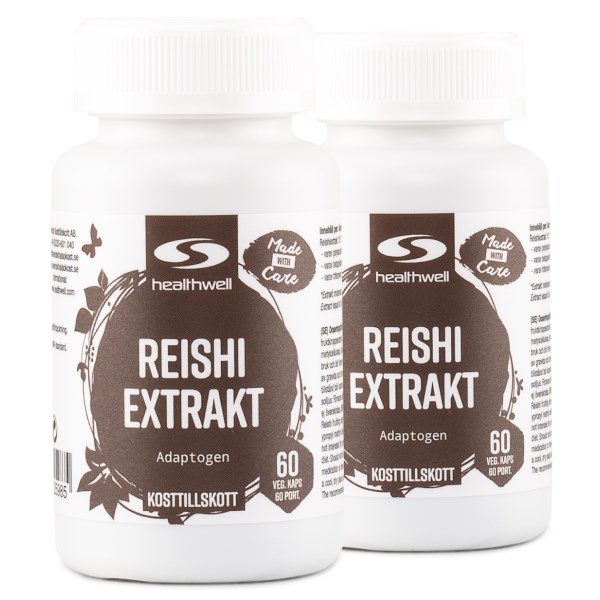 Healthwell Reishi Uute, 120 kapselia
