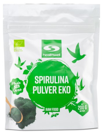 Pienoiskuva Healthwell Spirulina EKO, 200 g