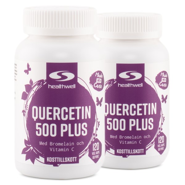 Healthwell Quercetin 500 Plus, 240 kapselia