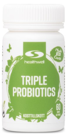 Pienoiskuva Healthwell Triple Probiotics, 60 kapselia