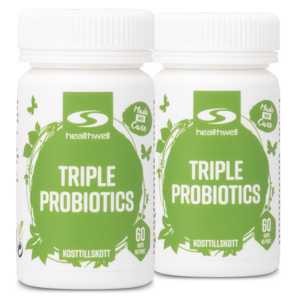 Healthwell Triple Probiotics, 120 kapselia