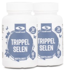 Pienoiskuva Healthwell Kolmoisseleeni, 120 kapselia