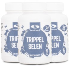 Pienoiskuva Healthwell Kolmoisseleeni, 180 kapselia