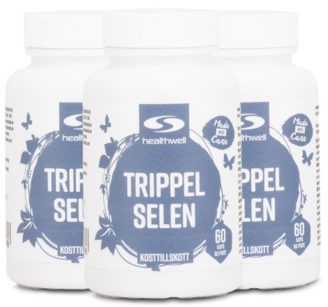 Pienoiskuva Healthwell Kolmoisseleeni, 180 kapselia