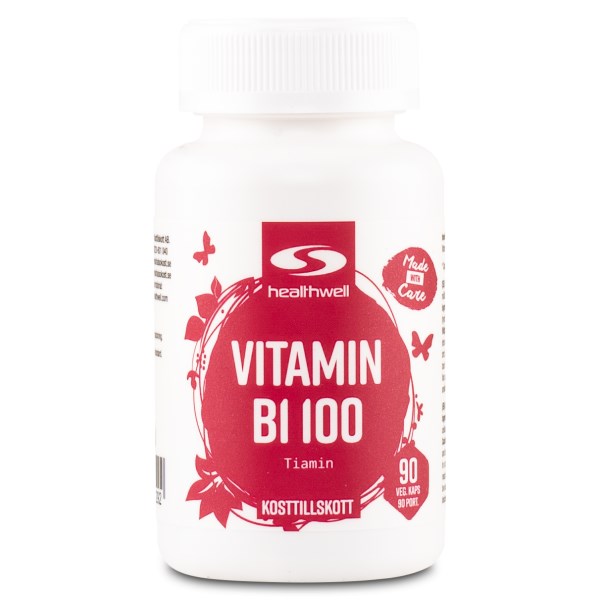 Healthwell Vitamin B1 100, 90 kapselia