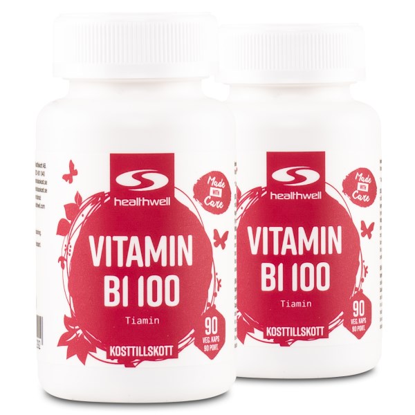 Healthwell Vitamin B1 100, 180 kapselia