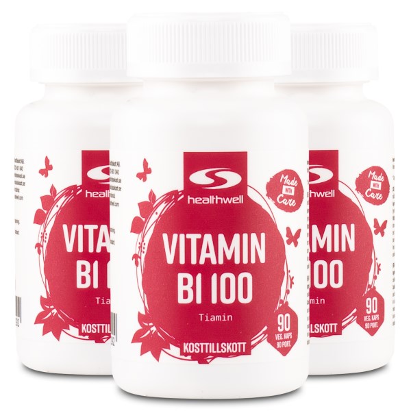 Healthwell Vitamin B1 100, 270 kapselia