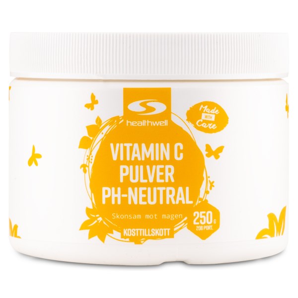 Healthwell C-Vitamiinijauhe pH-neutraali, 250 g