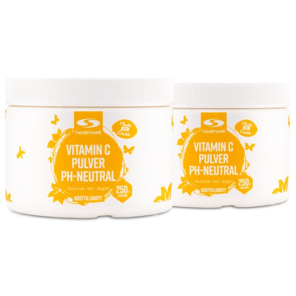 Healthwell C-Vitamiinijauhe pH-neutraali, 500 g