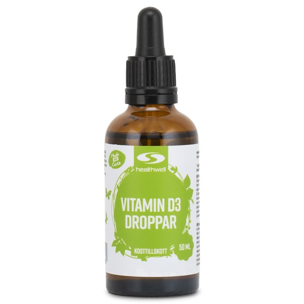 Healthwell D3-vitamiinitipat, 50 ml