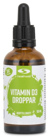 Pienoiskuva Healthwell D3-vitamiinitipat , 50 ml
