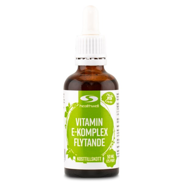 Healthwell Nestemäinen E-Vitamiinikompleksi, 50 ml