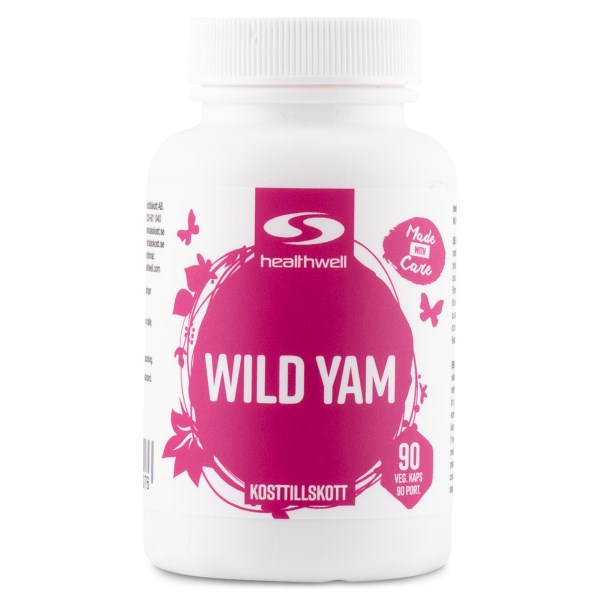 Healthwell Wild Yam, 90 kapselia