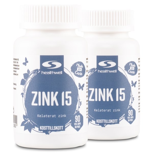 Healthwell Sinkki 15, 180 kapselia