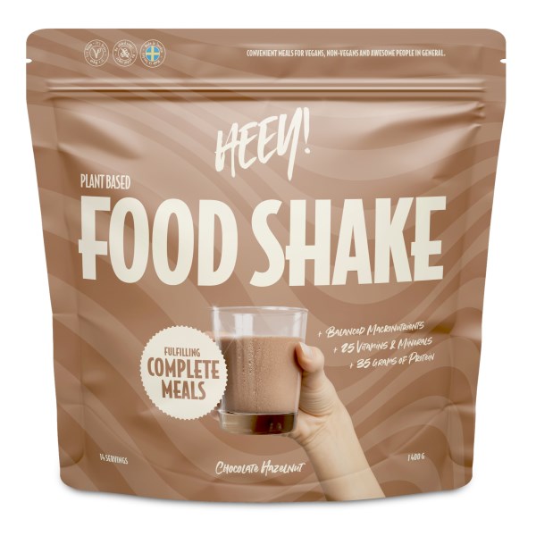 HEEY Food Shake, Hazelnut Chocolate, 1,4 kg