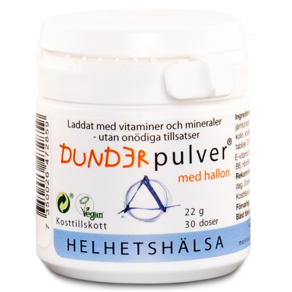 Helhetshälsa Dunderjauhe Barnvitamin, 22 g