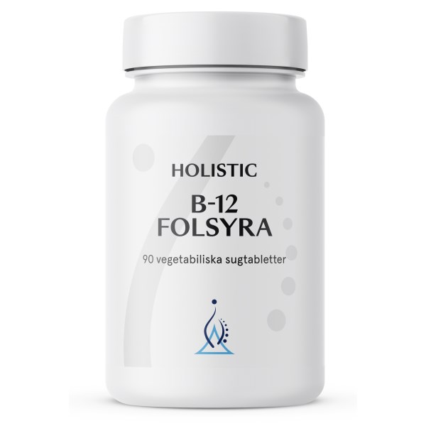Holistic B12-Vitamiini Foolihappo, 90 tablettia