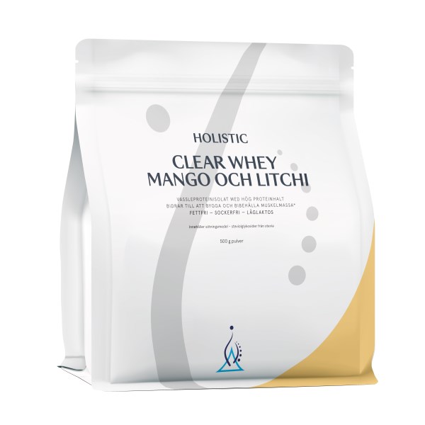 Holistic Clear Whey Protein, Mango ja Litsi, 500 g
