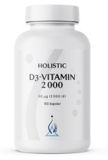 Holistic D3-vitamiini  2000 IE