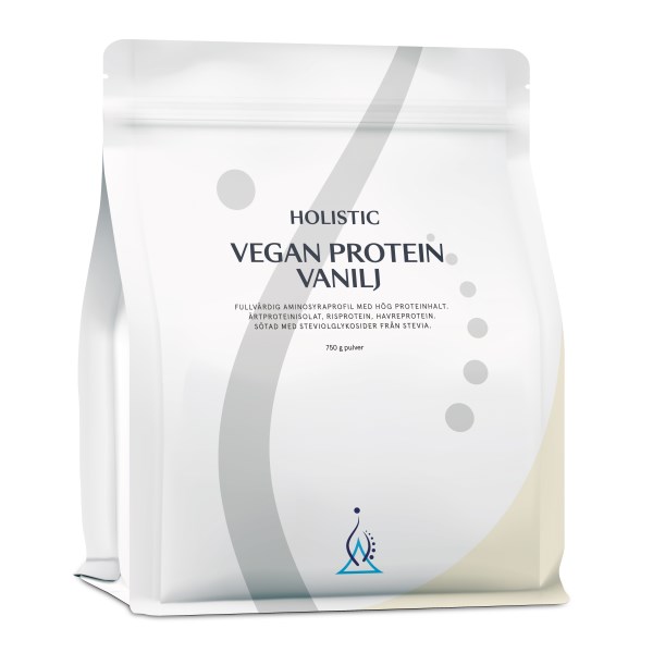 Holistic Vegan Protein, Vanilja, 750 g