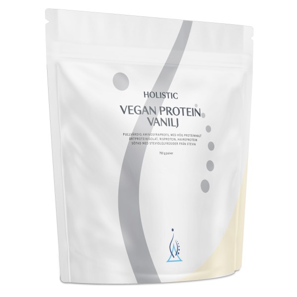 Holistic Vegan Protein, Vanilja, 750 g