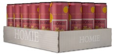 Pienoiskuva Homie Sooda Kofeiiniton, Strawberry/Lemonade, 24 kpl