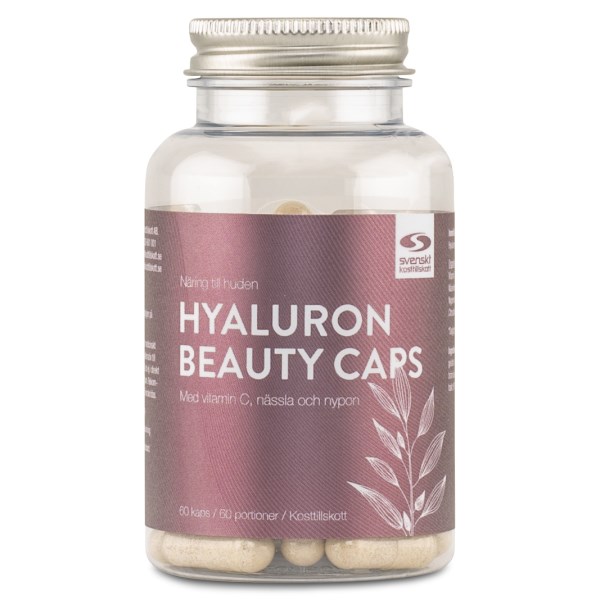 Svenskt Kosttillskotin Hyaluron Beauty Caps, 60 kapselia