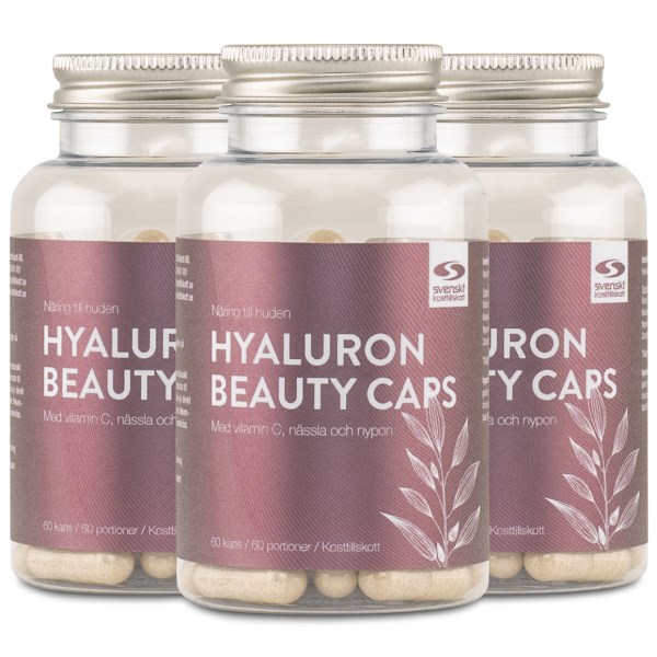 Svenskt Kosttillskotin Hyaluron Beauty Caps, 180 kapselia