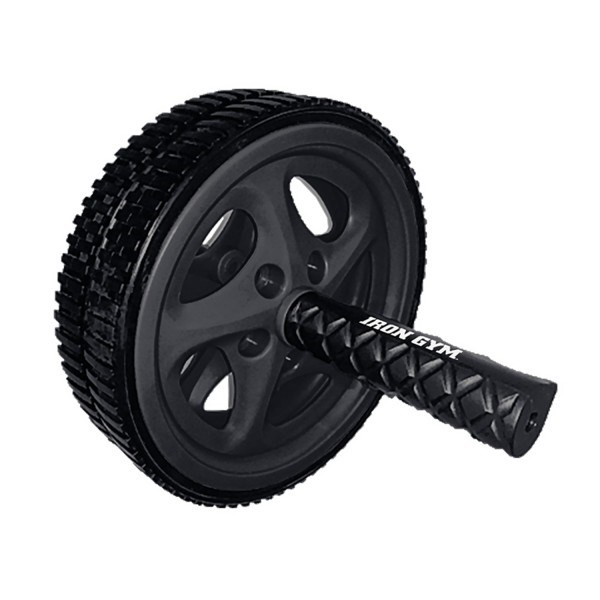 Iron Gym Dual AB Wheel, Musta