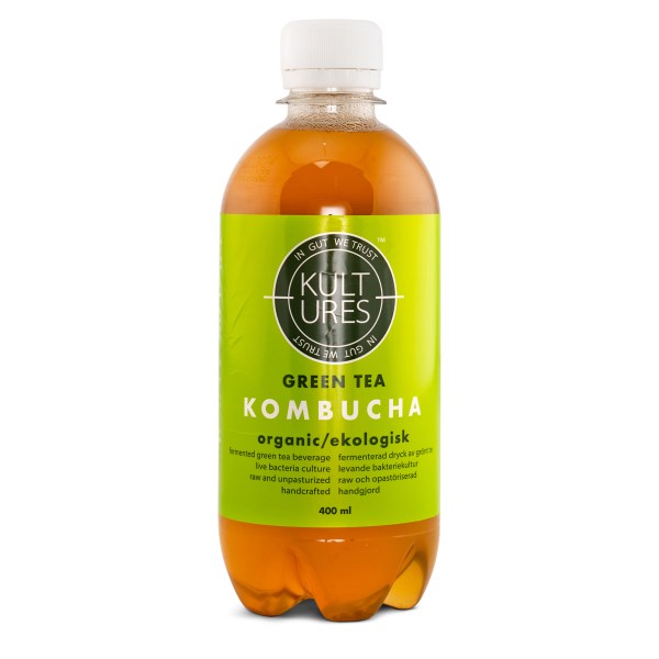 Kultures Kombucha, Vihreä Tee, 400 ml
