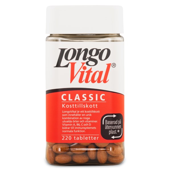 LongoVital Classic, 220 tablettia