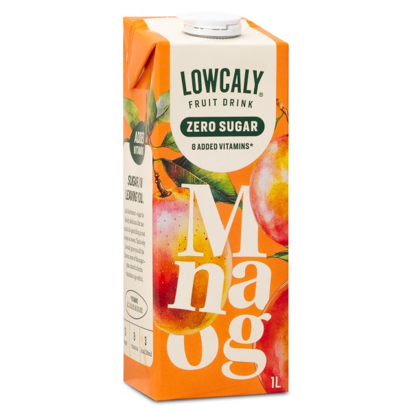 Lowcaly Hedelmäjuoma, Mango, 1 l