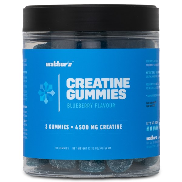 Matters Creatine 4500 mg, Mustikka, 90 Gummies
