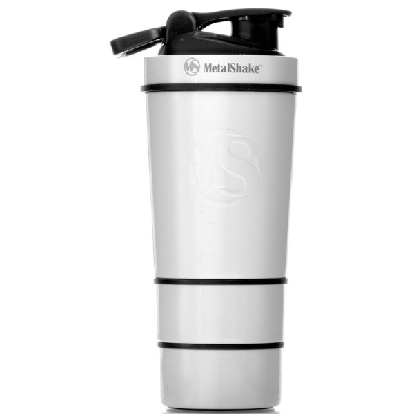 Metalshake Steel 600 ml, Pearl White