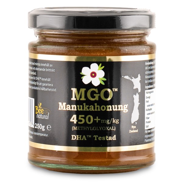 MGO-manukahunaja, 250 g, 450+
